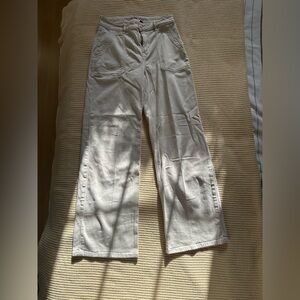 American Eagle Outfitters Stretch Cream Pants